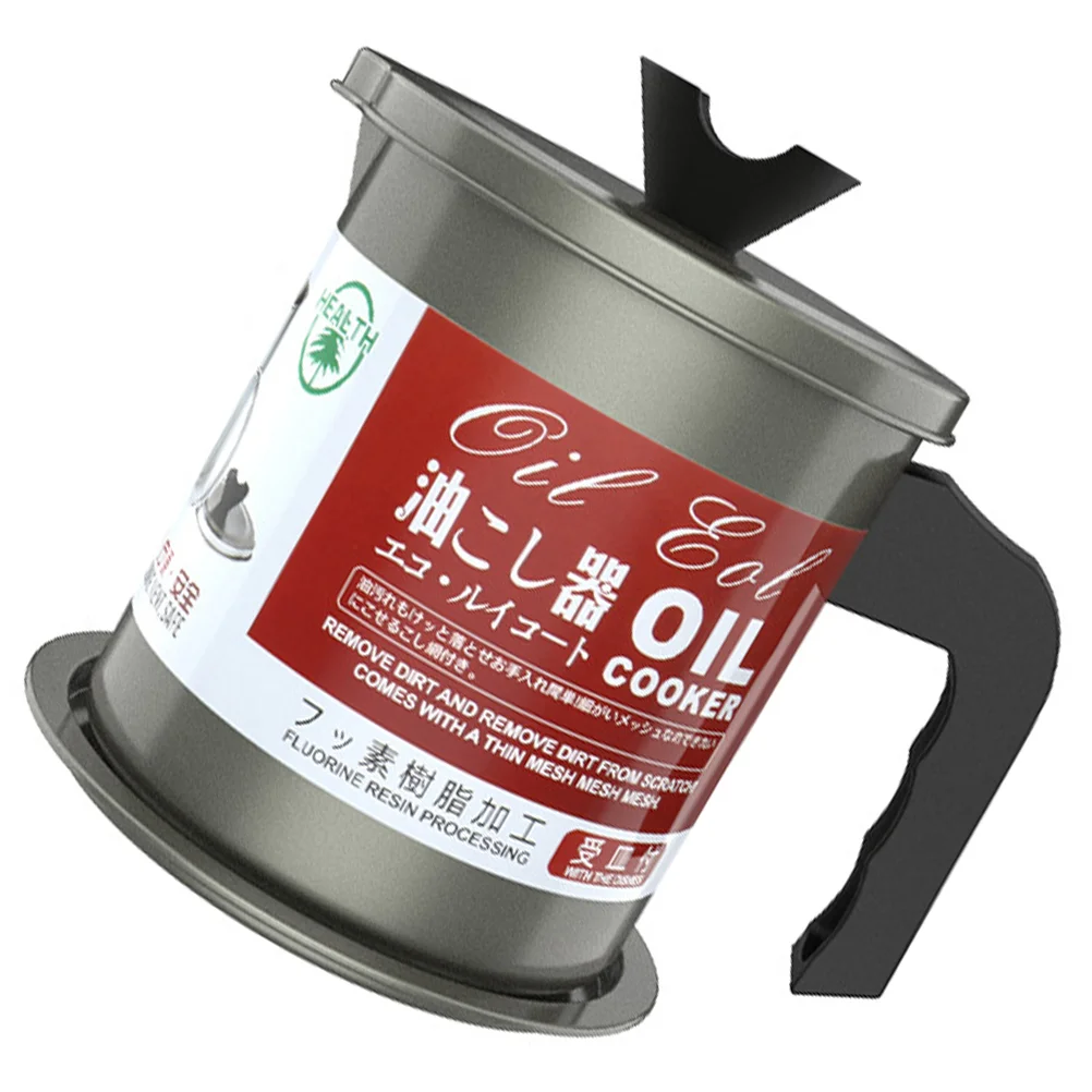 

1.4L Oil Filter Pot Frying Oil Storage Can Home Cooking Oil Can with Filter
