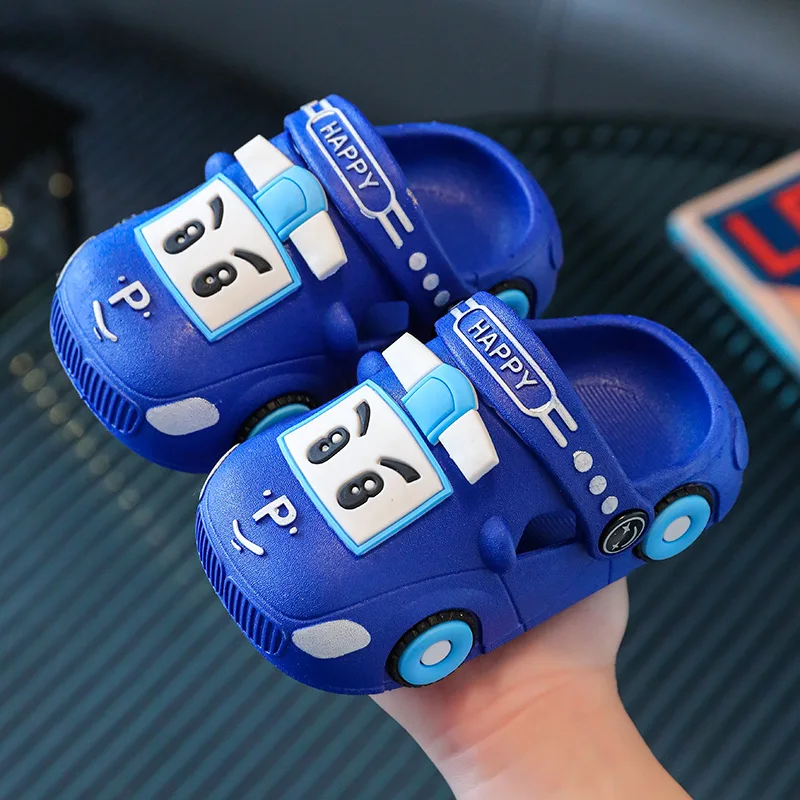 Сандалии Детские с мультяшным рисунком мягкая толстая подошва Нескользящие