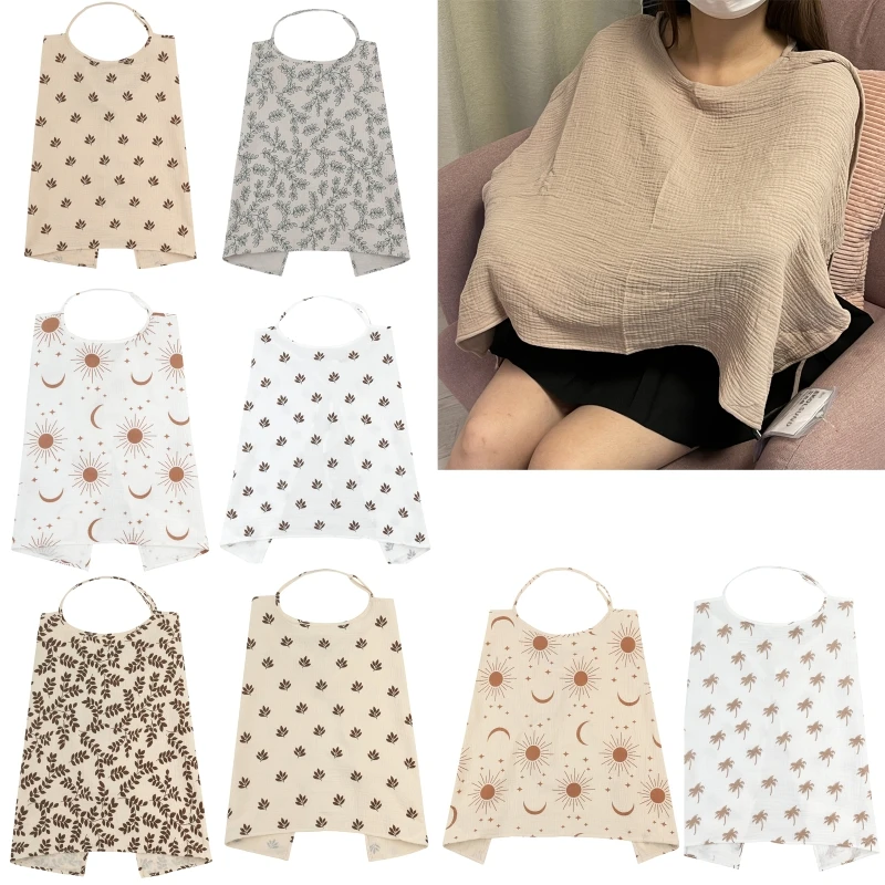 

Breastfeeding Nursing Cover for Moms Breathable Feeding Cover Baby Carseat Stroller Canopy Nursing Apron Privacy Protect A2UB