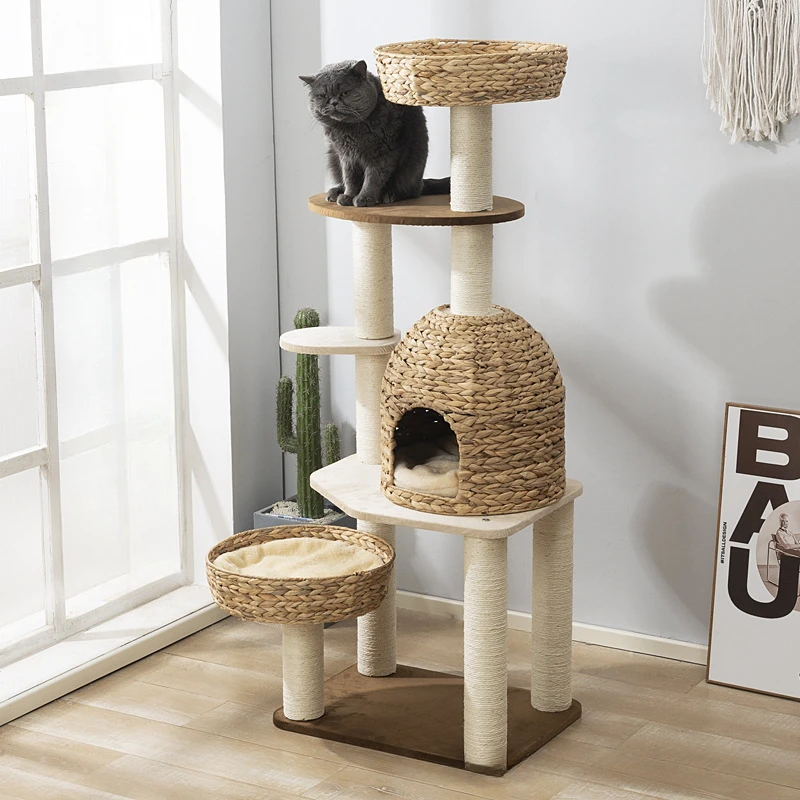 Многоуровневый домик для кошек и деревьев