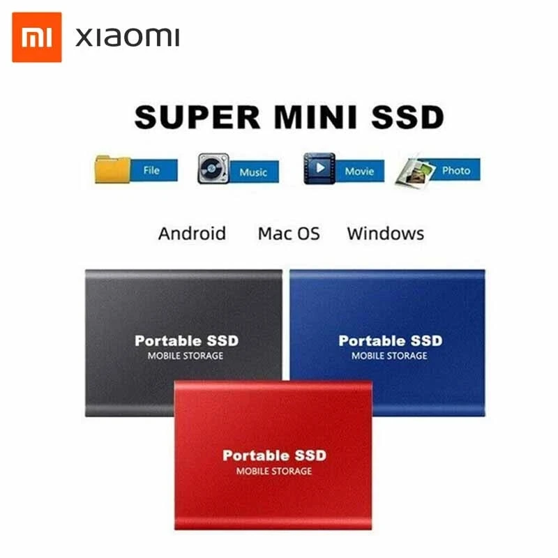 Оригинальный внешний жесткий диск Xiaomi SSD портативный 1 ТБ 500 Гб 4 8 для ноутбуков и