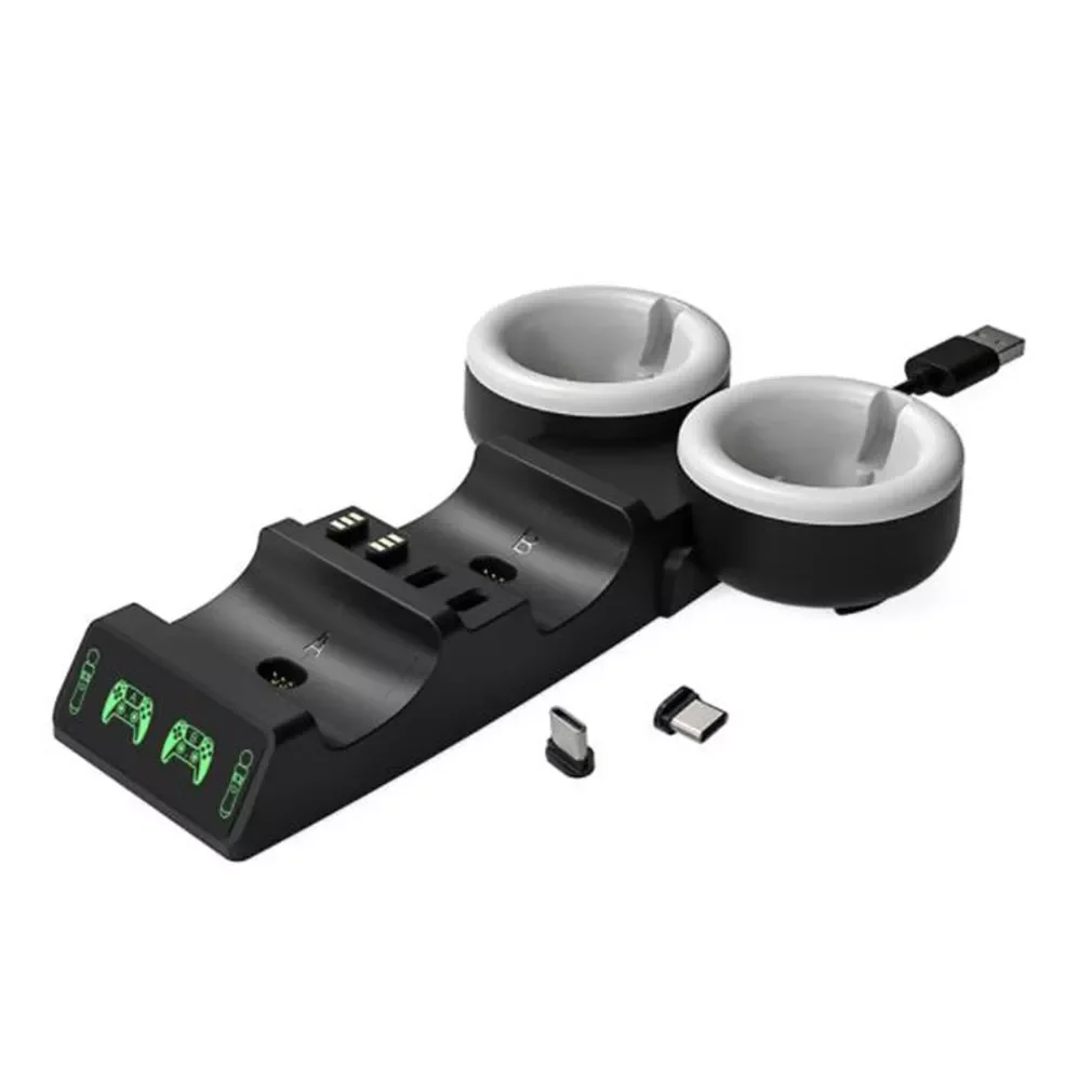 

Control Durable Charger USB Charging Station With Conversion Head With Turn Light Low-key Gamepad Bracket