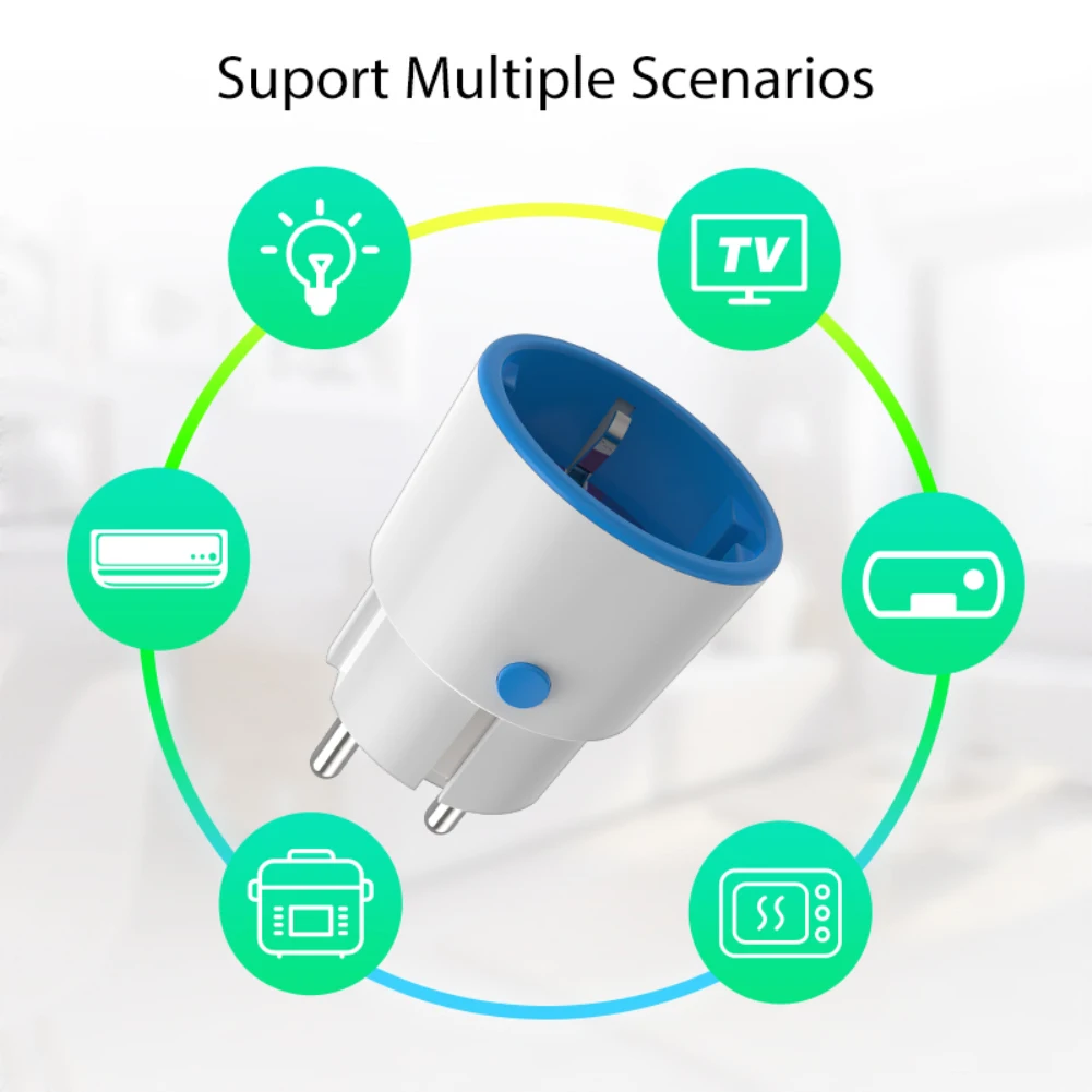 

Смарт-розетка с поддержкой Alexa и Google Home, 16 А