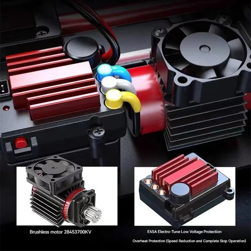 Пульт дистанционного управления Mjx Hyper Go1/14 14301 плоский беговый бесщеточный