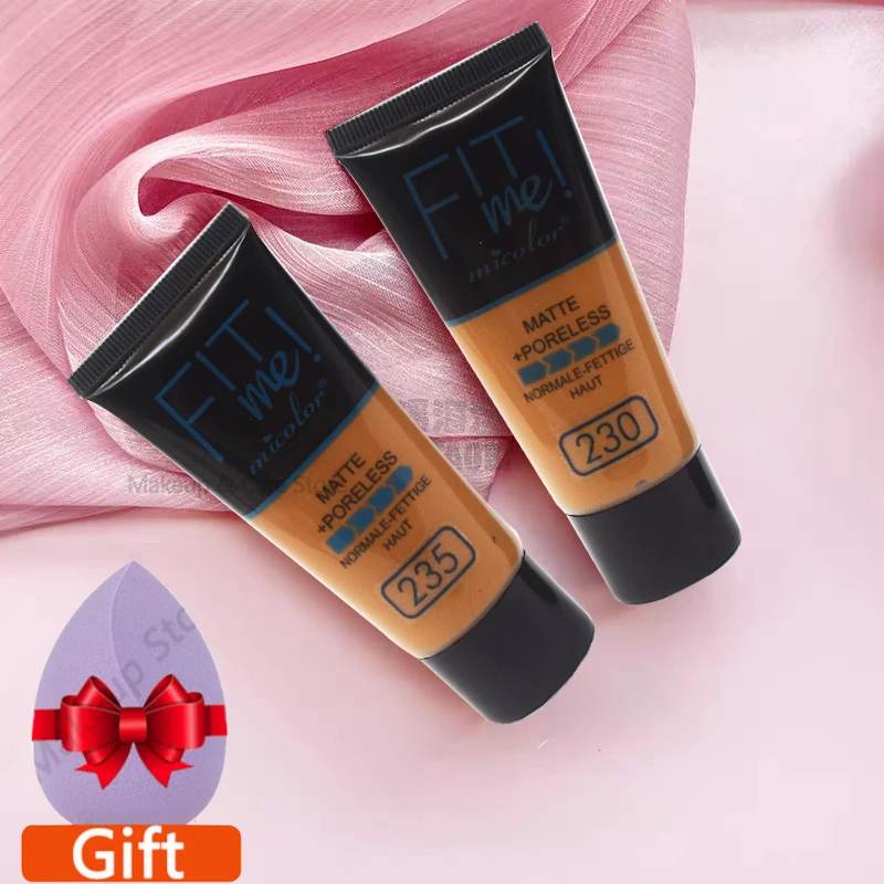 

1PCS Black Skin Foundation Full Coverage Foundation for Black Women Oily Dry Skin Foundation Concealer Primer Face Makeup