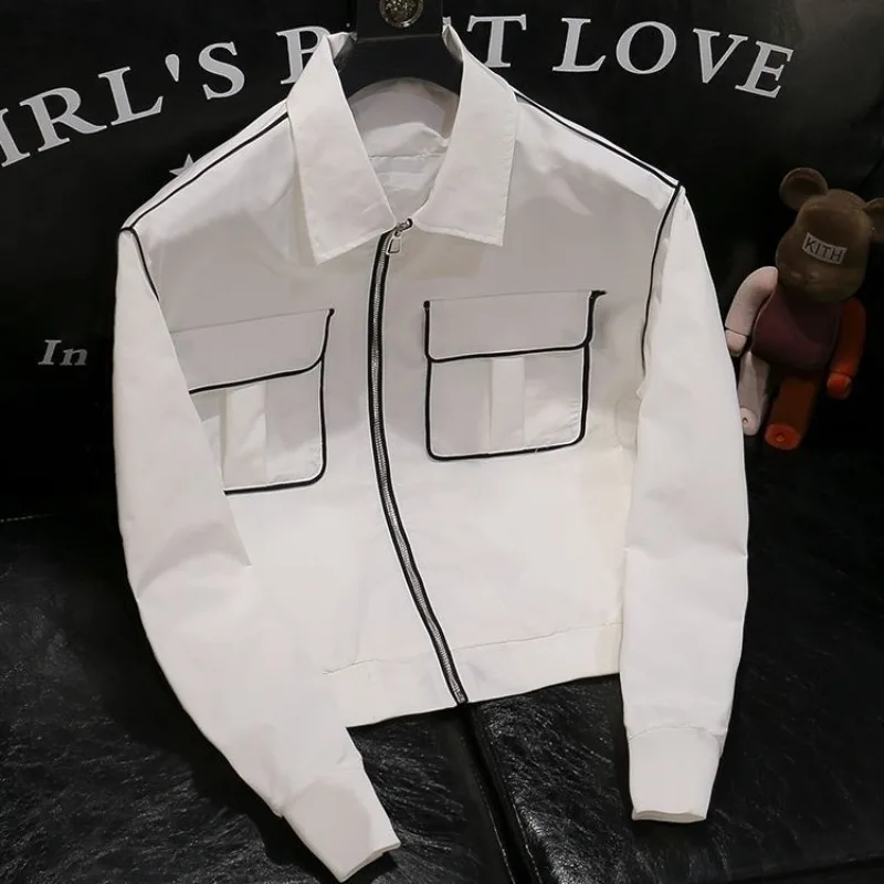 Повседневная Удобная осенняя куртка в минималистском стиле 2024 бойфренд