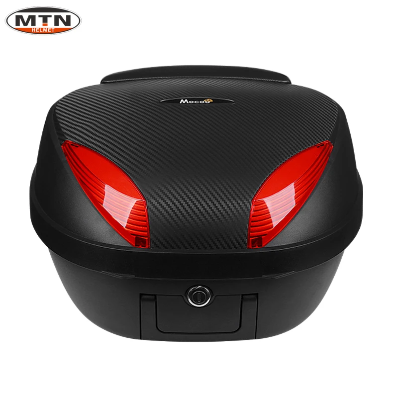 42L коробка для мотоциклетного шлема, алюминиевые Чехлы для хранения Верхнего Багажника и заднего багажа, замок для багажника мотоцикла