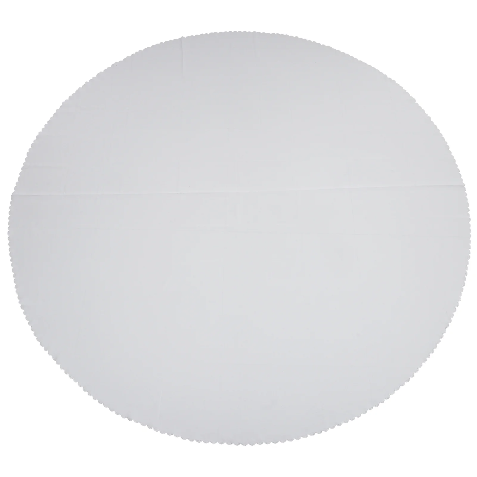 

Table Tablecloth Cover Round Cloth Picnic Inch Washable Outdoor Dining Wedding Party Oil Proof Tablecloths Circular Polyester