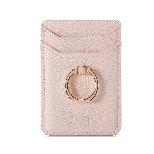 

2022NEW Cell Phone Smartphone Ring Socket Holder Wallet Credit Card Pocket Adhesive Sticker Phone Pouch Bag Case Black Rose Gold