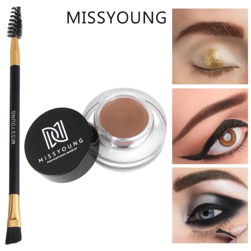 

Miss Young Eyebrow Cream Waterproof High Pigmented Long-lasting Natural Eyebrow Durable Charming Sexy Makeup For Women Cosmetics