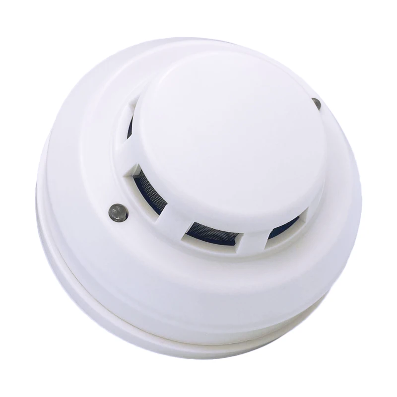 

Networking 12V DC wired smoke detector photoelectric sensor used to check fire or anti something burning connect to wired zone