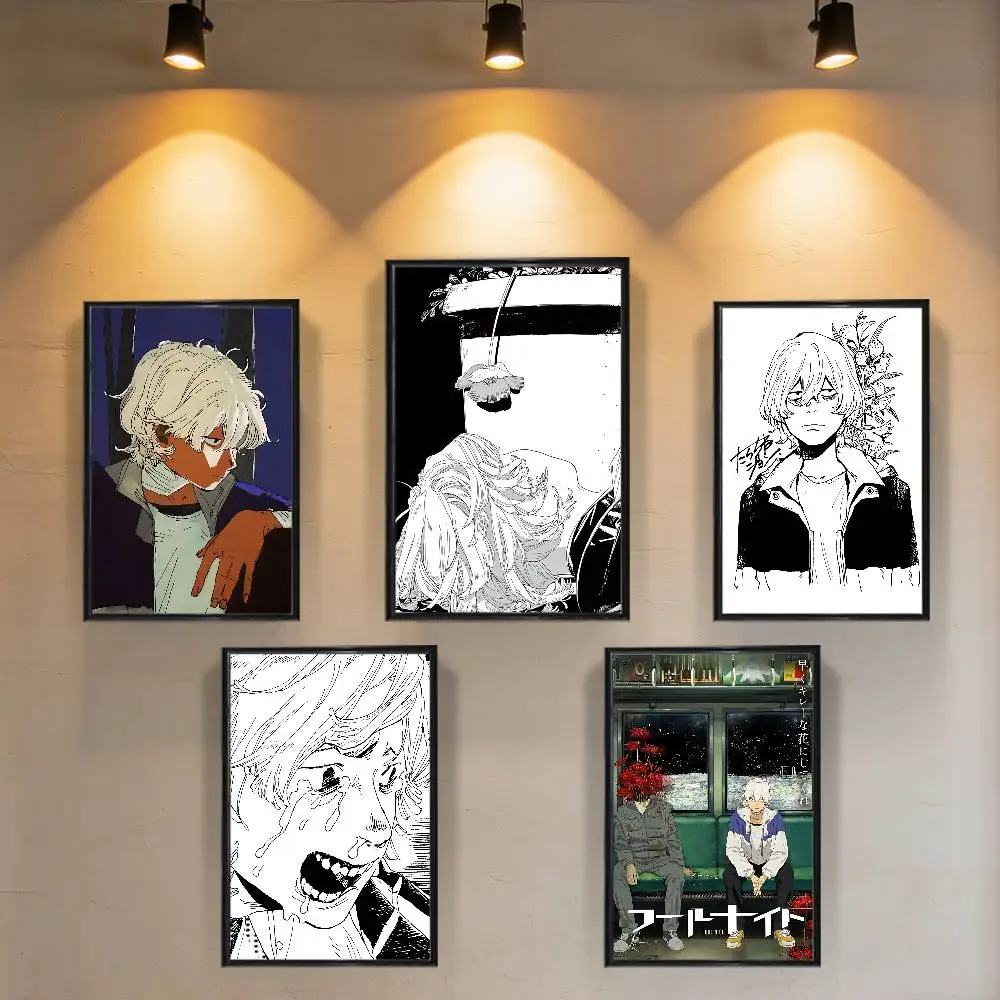 Фото Постер Toshiro Kamiya Fool Night, HD-арт, водонепроницаемый, для дома, гостиной, спальни, бара, эстетическое украшение №1