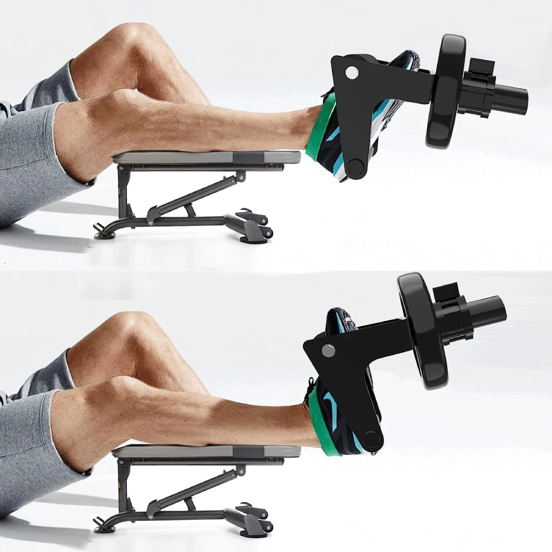 Фото Tib Bar, тренажер Tibialis для одной ступни, тренажер Tibialis для поднятия икры, укрепляющий икры/голеностопки и щиколотку, подходит для веса 2 дюйма №2