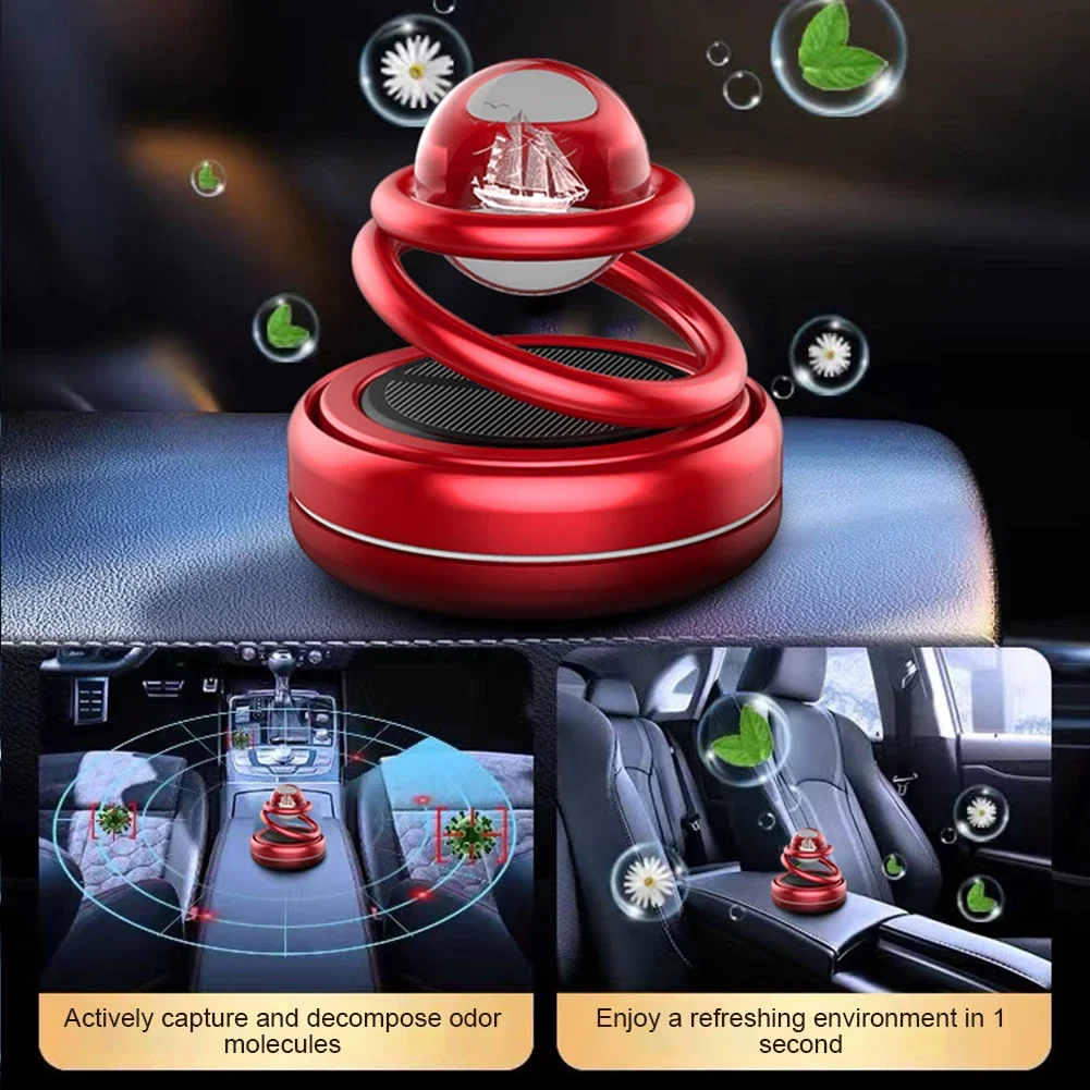 Автомобильный Освежитель Воздуха На Солнечной Энергии С Вращающимся Диффузором