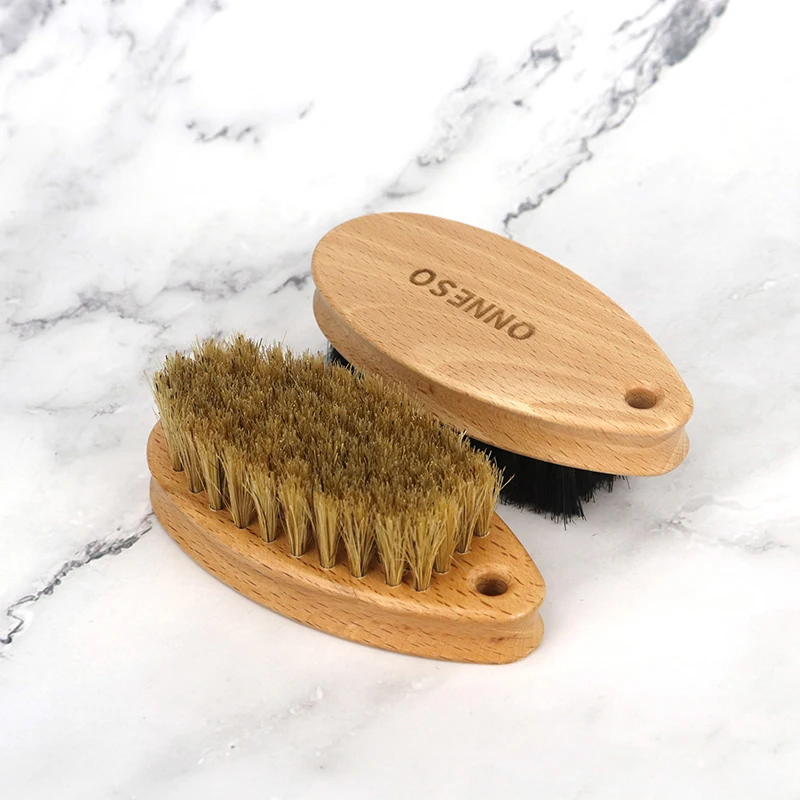 Натуральная экологически чистая биоразлагаемая щетка для бритья мужчин, ухода за лицом и бородой, для чистки сломанных волос.