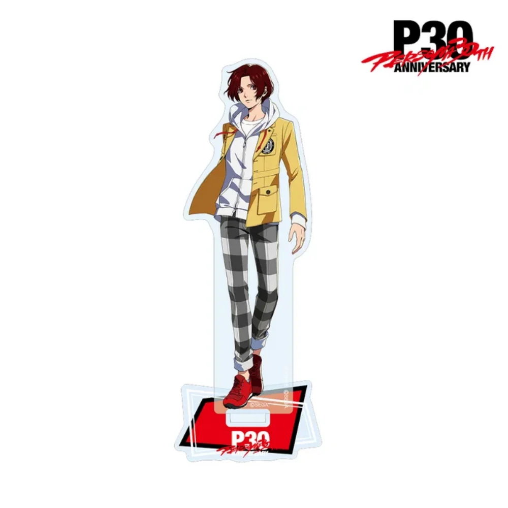 Фото Акриловая подставка-брелок по мотивам аниме Persona 3 с Макото Юки, Рен Амамия, Ю Наруками для декора рабочего стола №5