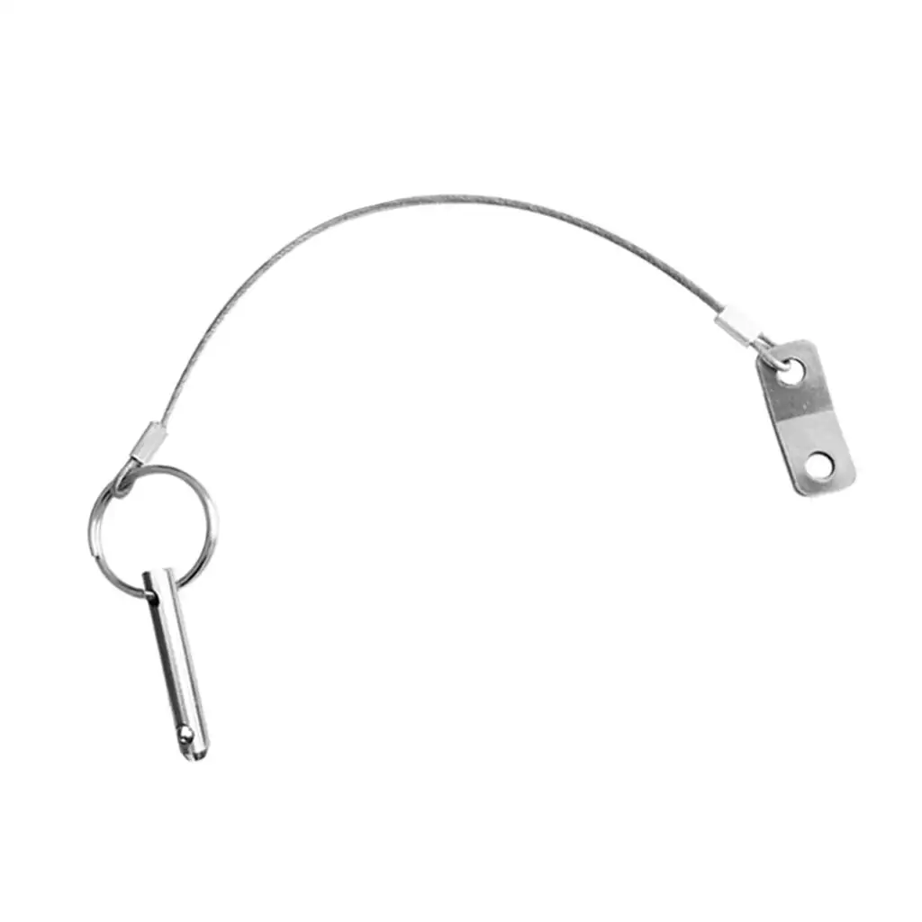 

Штифт для морской лодки Bimini Release Pin 1/4 дюйма из нержавеющей стали со шнурком