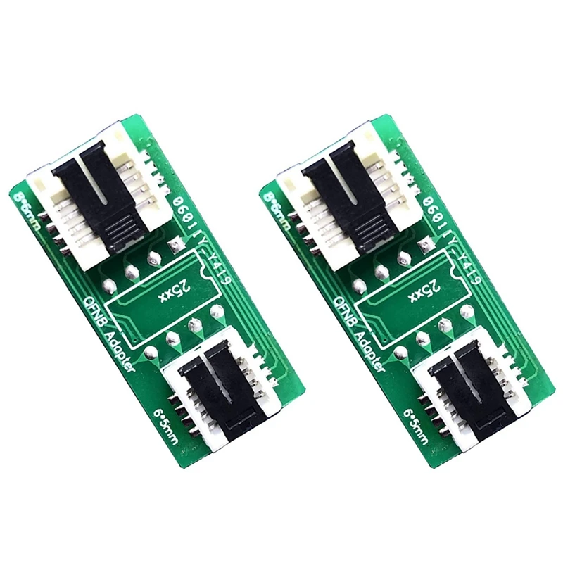 

2X QFN8 /WSON8/MLF8/MLP8/DFN8 TO DIP8 Universal Two-In-One Socket/Adapter For Both 6X5MM And 8X6MM Chips