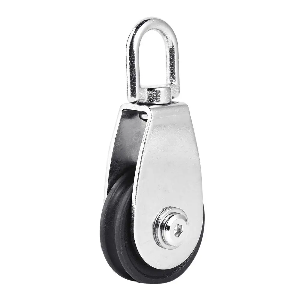 

2/5PCS Fitness Bearing Lifting Pulley Mute Wheel Swivel Fitness Training Bearing Lifting Pulley Stainless Steel Exercise Parts
