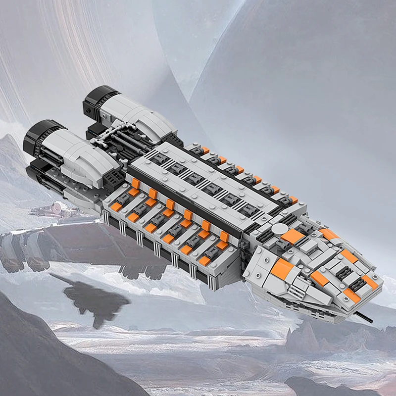 Gobricks MOC Space Battlestar Galactica Minotaur 1751 деталей