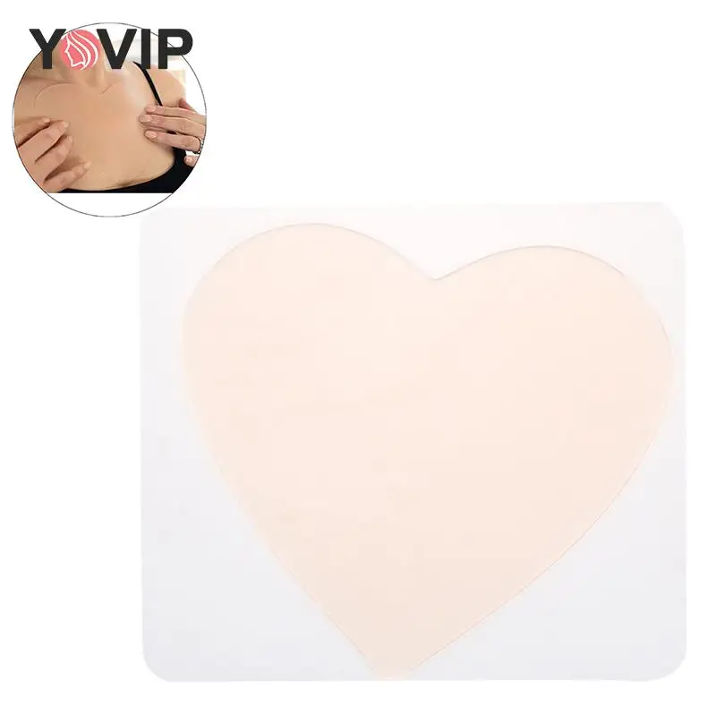 

Silicone Transparent Removal Patch Reusable Anti Wrinkle Chest Pad Face Skin Care Anti Aging Breast Lifting Chest Patch Flesh