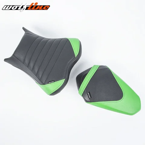 WOLFLINE переднее седло, подушка для сиденья, 2 шт./компл. для Kawasaki Ninja400 Z400 2018-2024 2019 2020 2021 2022 2023