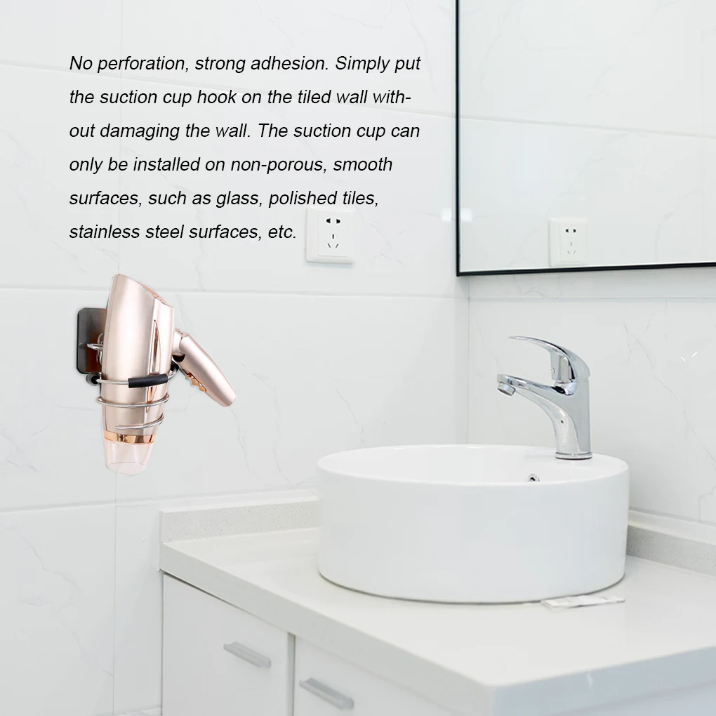 Настенный держатель для сушки волос в ванную комнату 5 кг |