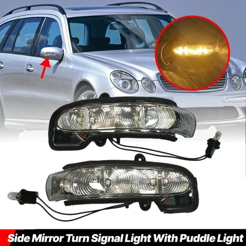 

Светодиодный индикатор бокового зеркала для Mercedes Benz C/E Class W211 S211 W463, указатель поворота A2038201321 2038201421, новый