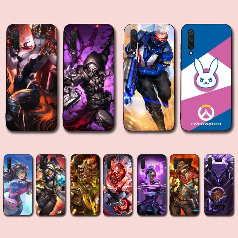 

MINISO O-Overwatchs Game Phone Case for Xiaomi mi 5 6 8 9 10 lite pro SE Mix 2s 3 F1 Max2 3