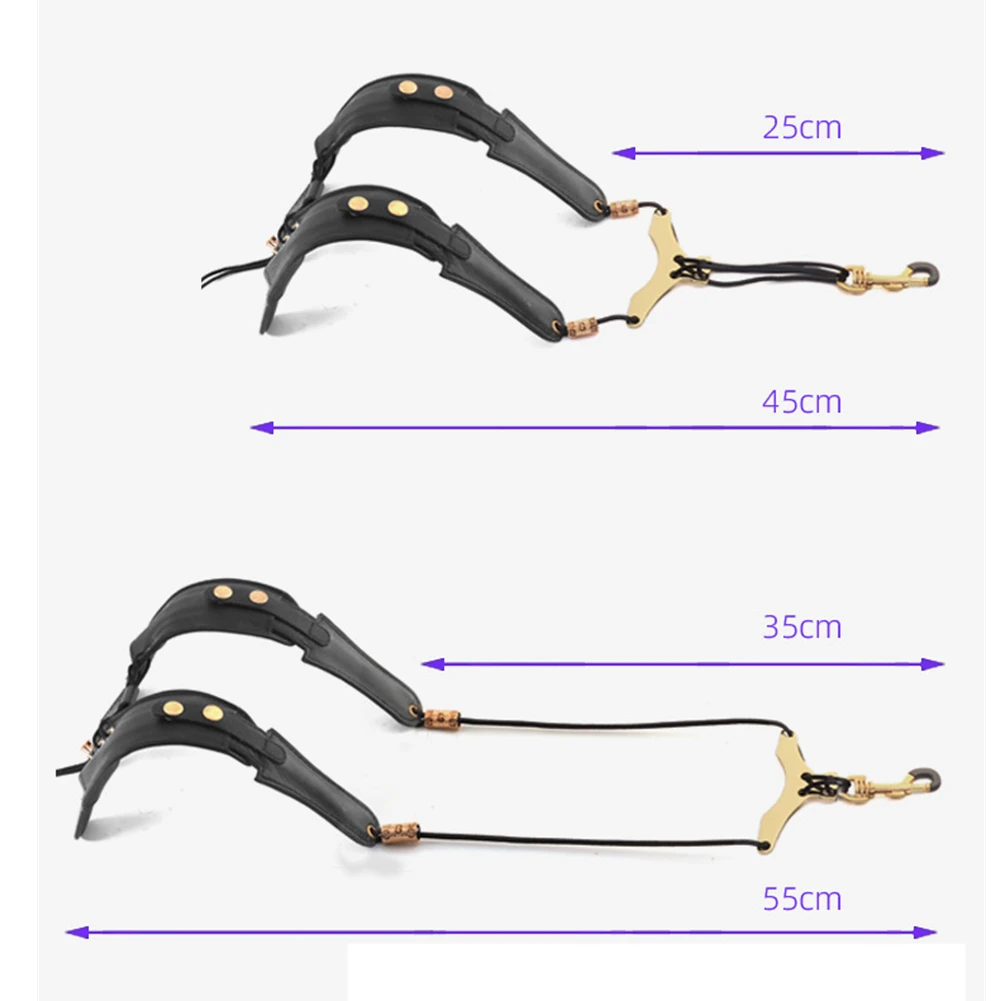 

Shoulder Straps Saxophone Strap Security Metal Hook For Sax Players Lovers Adjustable Length Avoid Neck Problems