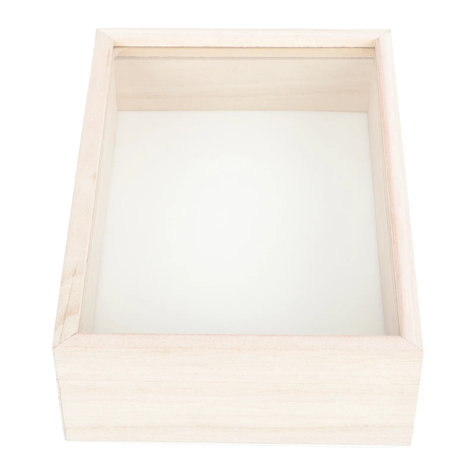 1PC Holz Probe Box Einfache Lagerung Box Probe Display Box Fall für Hause