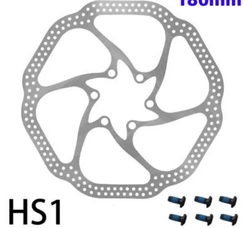 

160mm 6 Inches Stainless Steel Bike Rotor Brake Disc MTB Cycling Brake Pad for Mountain Road Cruiser Bikes Bicycle Parts