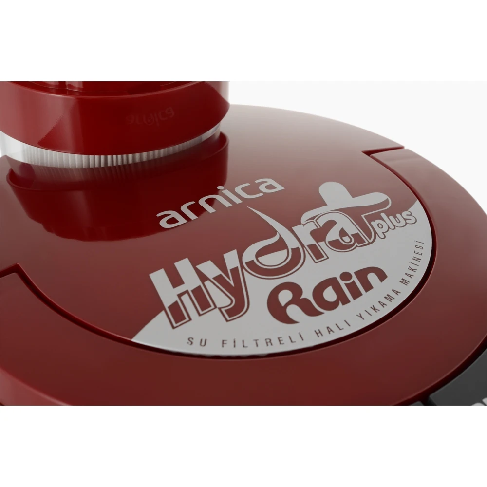 Пылесос Arnica Hydra Rain Plus ET12110 мощная стирка для сухой и влажной уборки ковров 2400 В 3 в 1 темно-красное устройство с умной технологией.