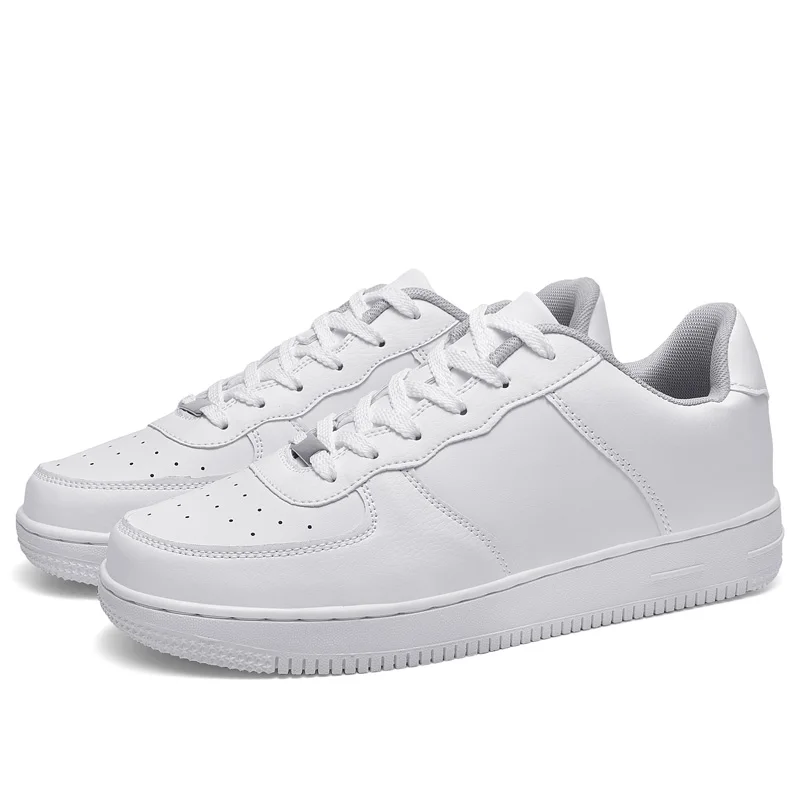 

Board Shoes for Men Autumn New Casual Shoes Outdoor Sneakers Basic White Flat Shoes Women Luxury Brand Plus Size 45 46 47