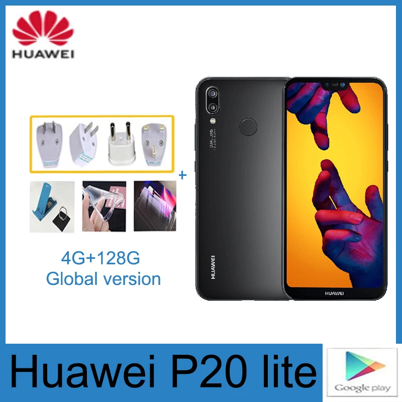 Смартфон глобальная версия Huawei P20 Lite Nova 3E прошивка экран 5 84 дюйма Android 8 0 4 Гб ОЗУ 64