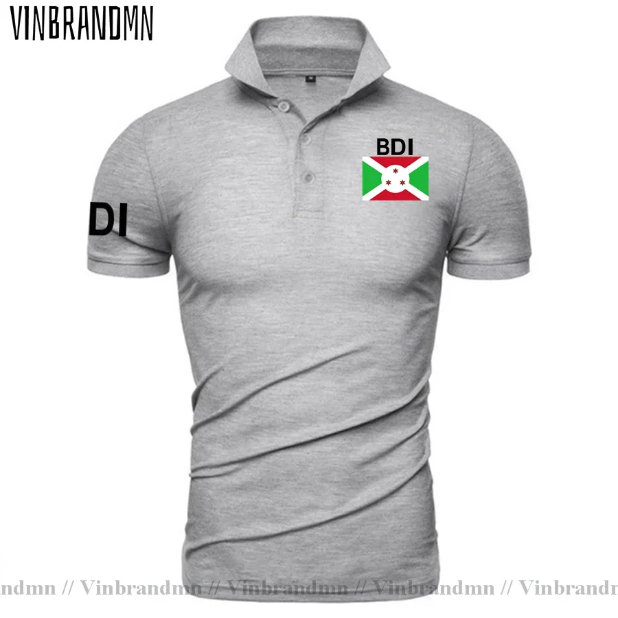 Burundi Burundian Polo Shirts Men Short Sleeve Classic Brands Printed For Country Cotton Nation Team Clothing East Africa BDI BI