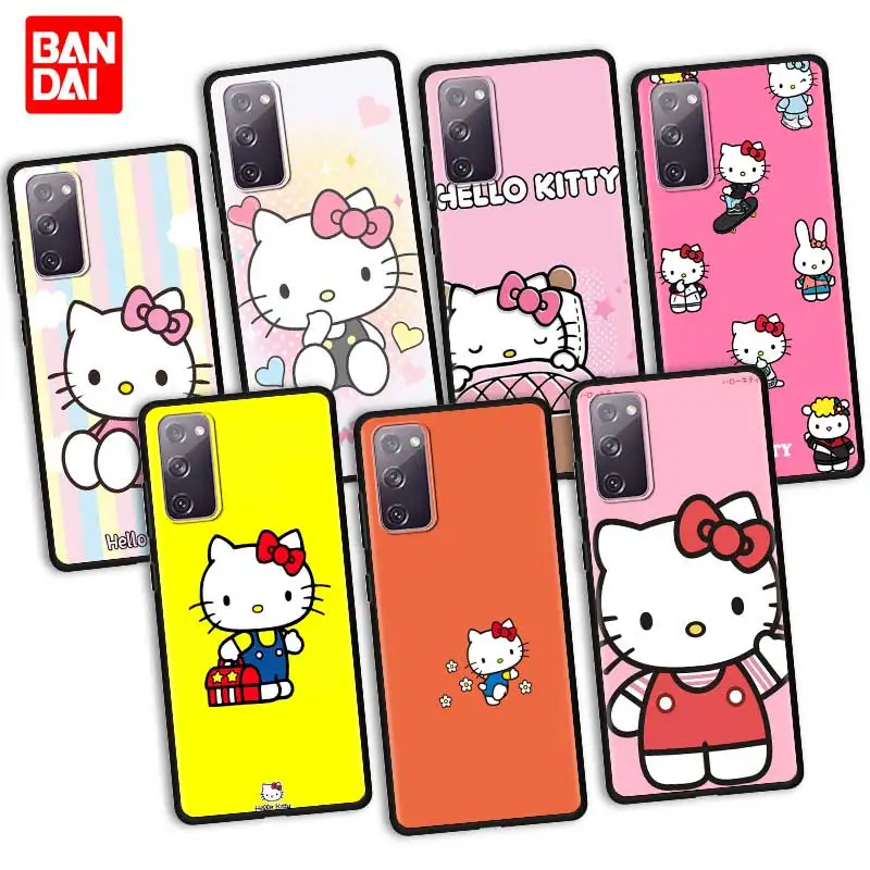 

Hello Kitty Anime Phone Case for Samsung Galaxy S20 FE S21 S10 S9 Plus Ultra 5G S20fe S21fe S20ultra Cover Silicone Coque Funda