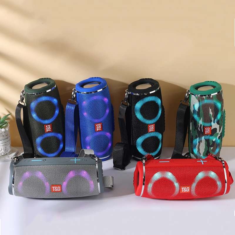 Портативные беспроводные колонки TG642 большой мощности 10 Вт цветной mp3-плеер