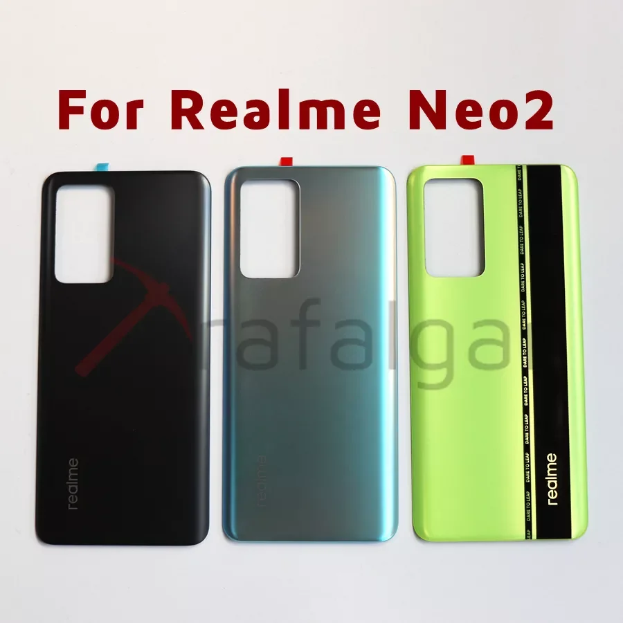 

For Realme GT Neo2 Neo 2 Battery Cover Back Glass Panel Rear Housing Case+Camera Lens Replacement+Adhesive Sticker