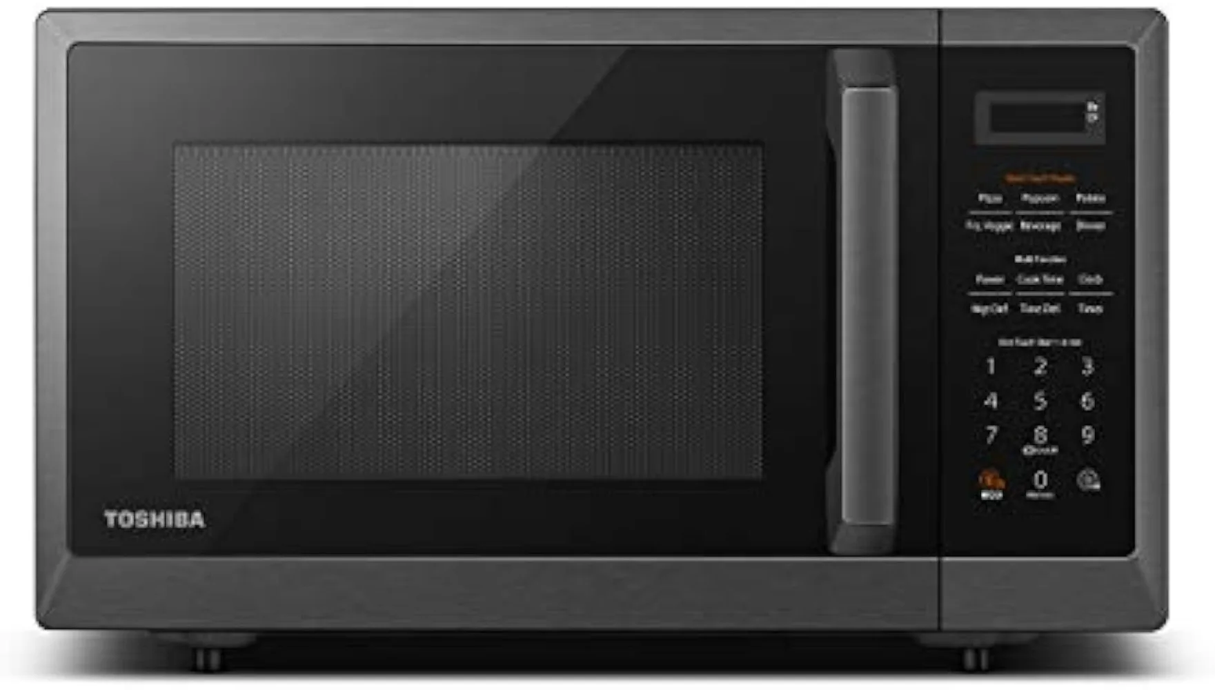 

TOSHIBA ML2-EM09PA(BS) небольшая настольная микроволновая печь с 6 автоматическими меню, предметы первой необходимости для кухни, бесшумная функция и эко-режим