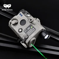 wadsn airsoft la 5 peq15 red dot green blue laser sight ir indecator dbal strobe flashlight weapon light pointer peq tactical