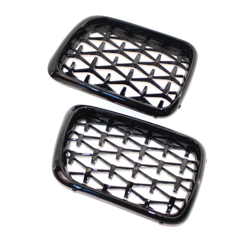 

Meteor Black Front Kidney Grill Mesh Grille Modified Meteor Grille Fits BMW E36 1997-1999 3 Series