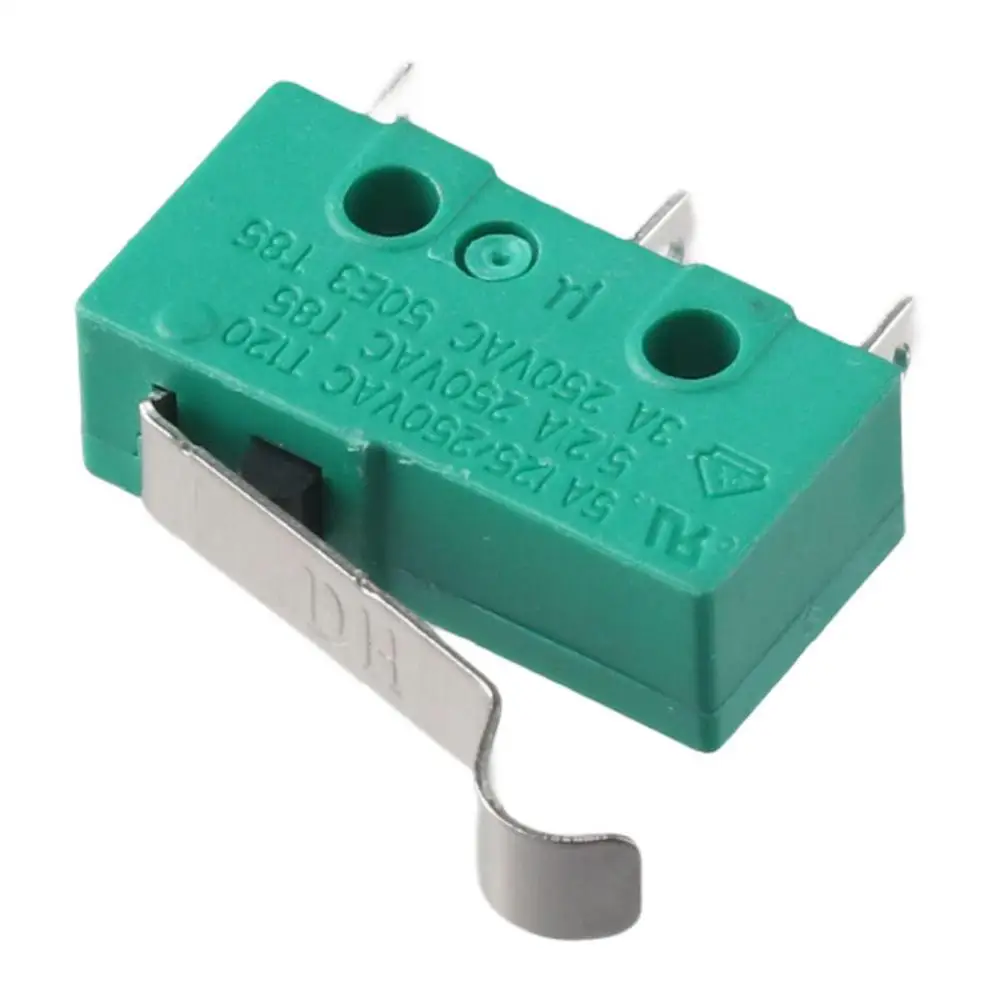

5PCS Portable KW4-3Z-3 Micro Switch AC 125V 3 Terminal Hinge Lever Switch Green 5A Limit Switch 3D Printer Accessories