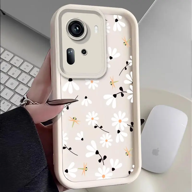 Обложка Reno 11 с опавшими цветами новинка задний свет для OPPO 10 10Pro 11Pro ProPlus 8T 8Lite 8 7 7Lite