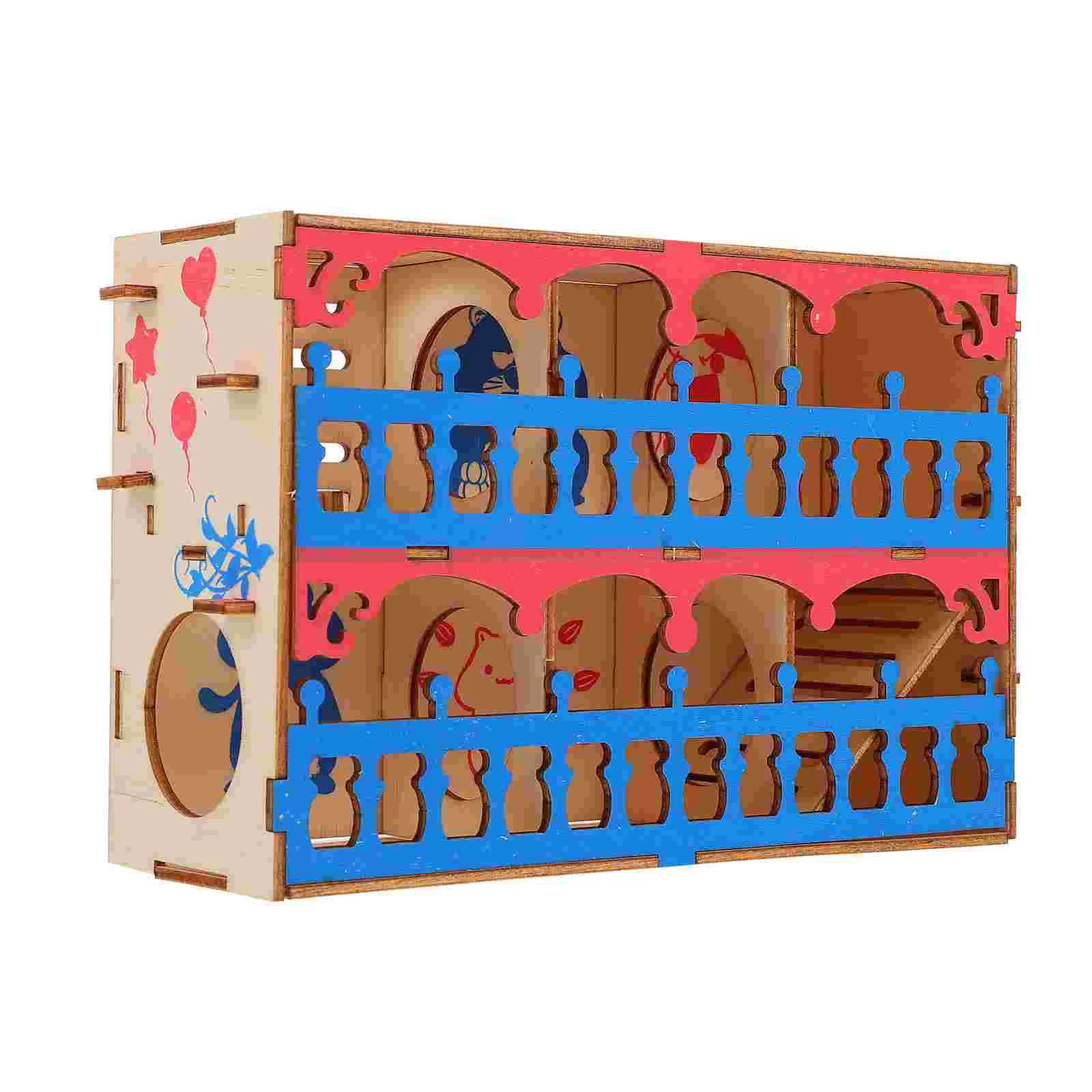 Игрушка для хомяка мыши домашних животных лабиринт забавный дом среды обитания