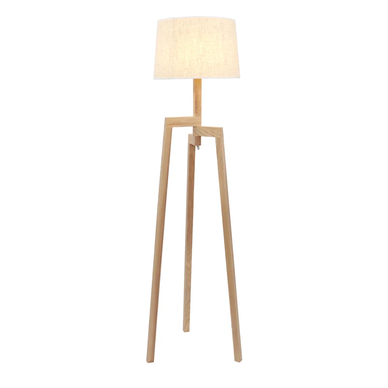

Craft Nordic Style Wooden standing lamp for livingroom bedroom