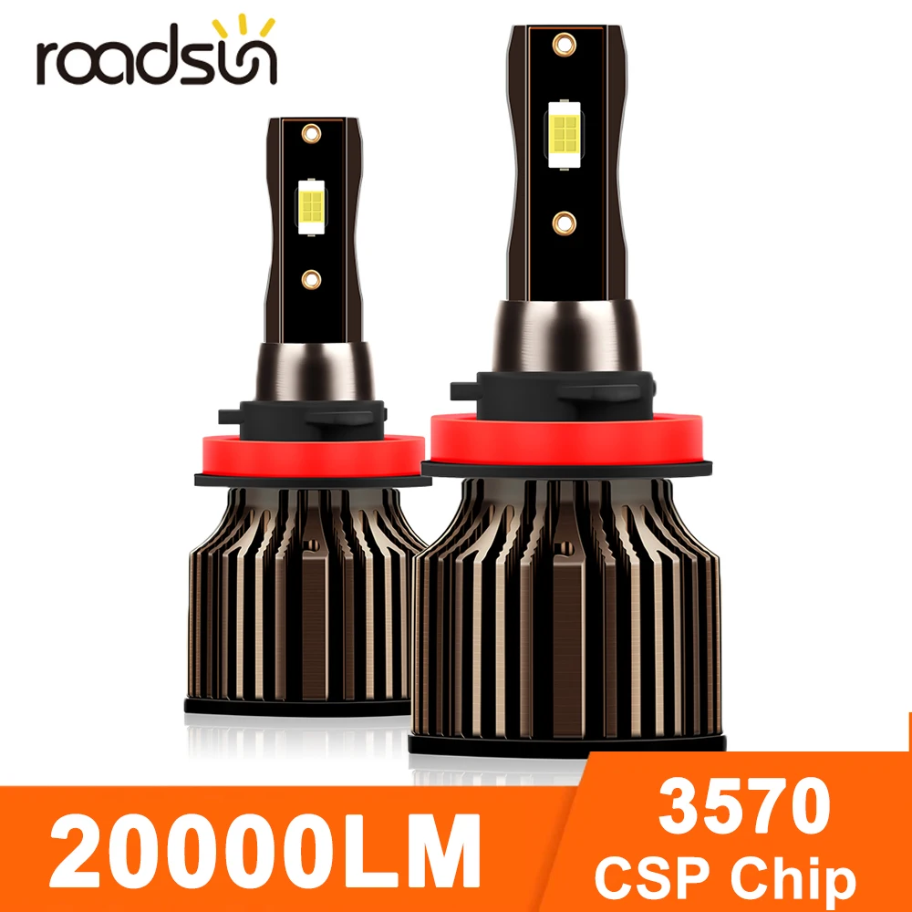 

20000LM H7 LED Car Light H1 H4 H8 H9 H11 9005 HB3 9006 HB4 Headlight 100W 6500K 3570 CSP Chips Hight Low Beam Bulbs Auto Lamp