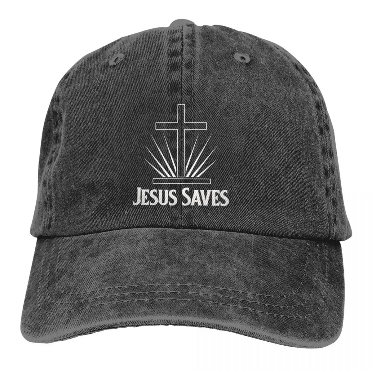 

Washed Men's Baseball Cap Saves Christian Bible Design Classic Trucker Snapback Caps Dad Hat Jesus God Cross Golf Hats