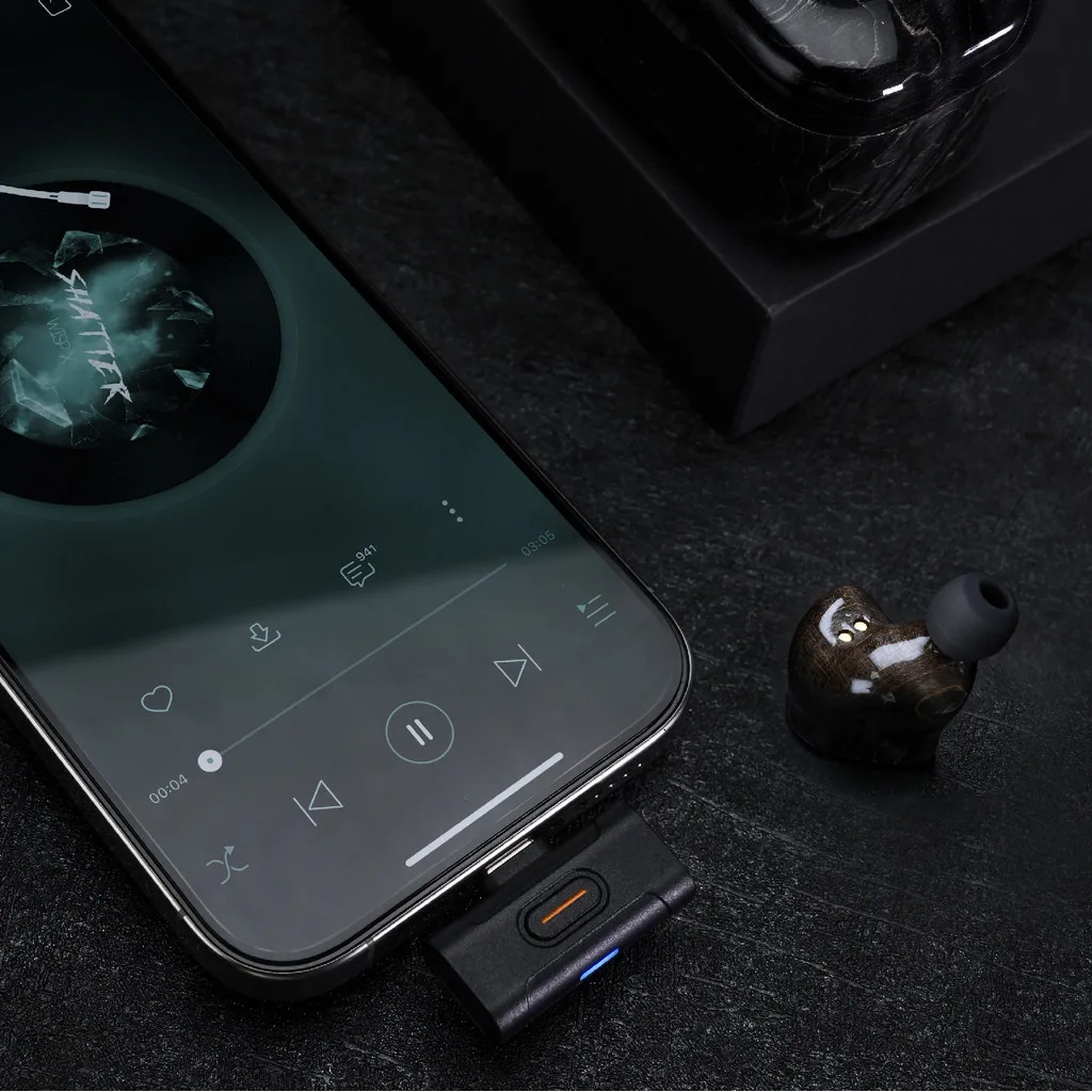 Фото Bluetooth-передатчик XDuoo Uplink 6.0 с поддержкой Snapdragon Sound и AptX для мобильных телефонов Android, RGB-подсветка №4