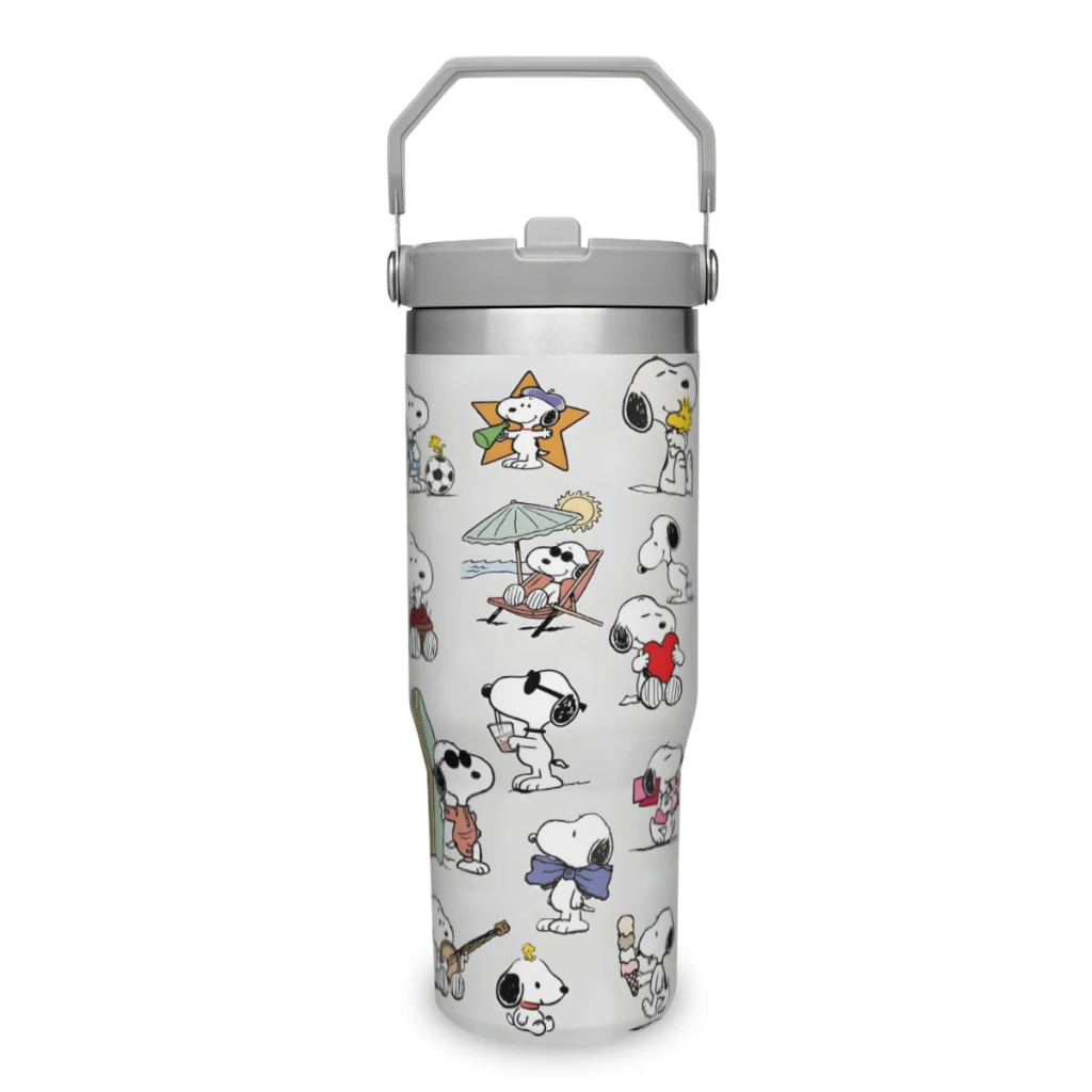 Портативная автомобильная чашка Snoopy из нержавеющей стали 304 стакан для воды 30